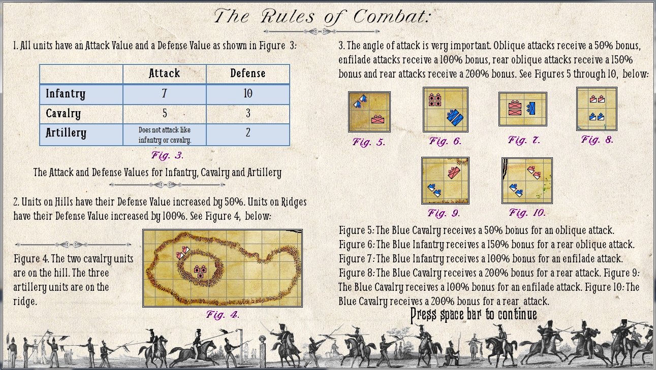 The combat rules for General Staff (screen shot, click to enlarge).