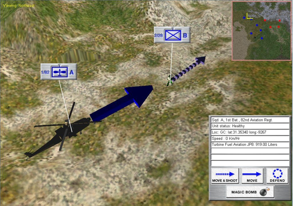 Screen capture of the MARS project for the US Army. MARS was a front end to facilitate creating and managing scenarios run on the Army's OneSAF military simulator. Click to enlarge.