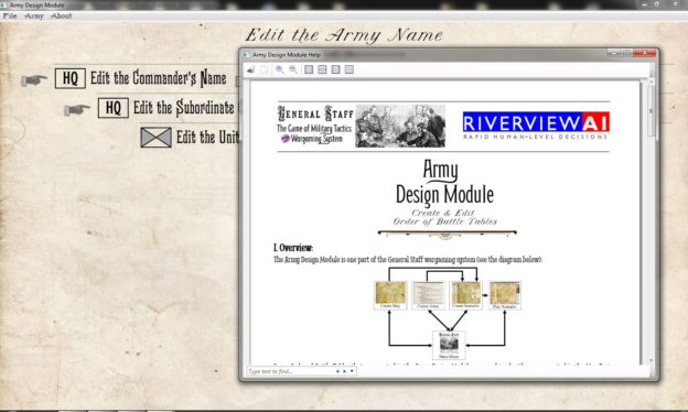The Army Design Module is Ready for Beta Testing! | General Staff